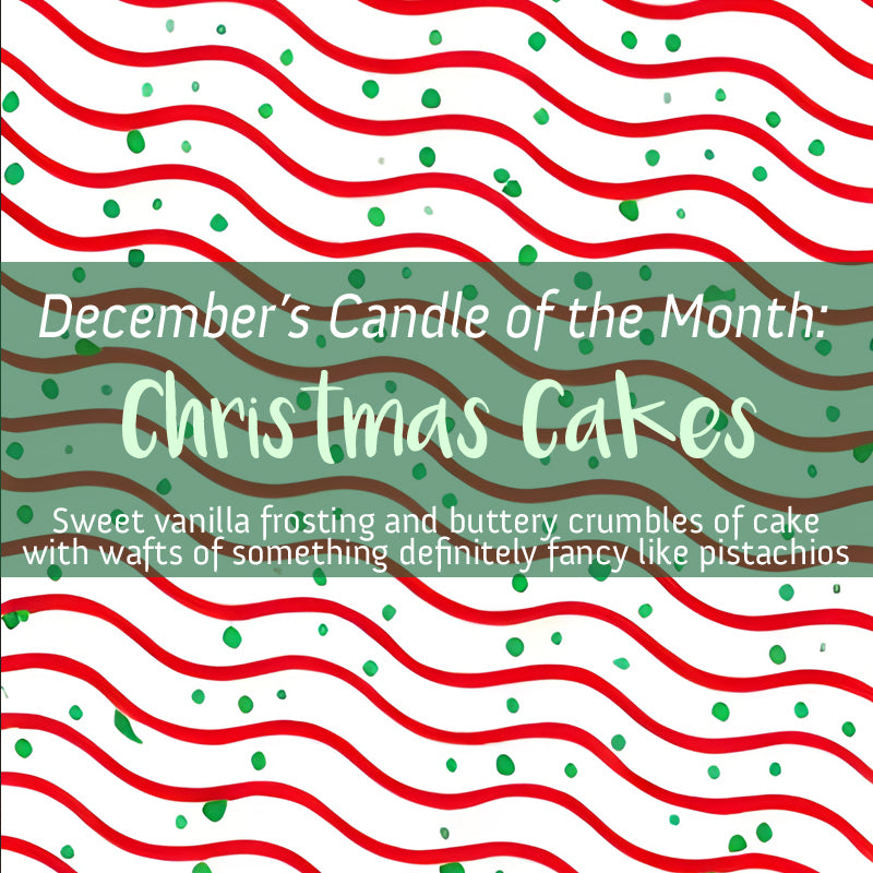 Christmas Cakes Scented Soy Candle