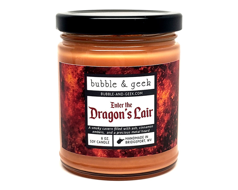 Enter the Dragon's Lair Scented Soy Candle Jar