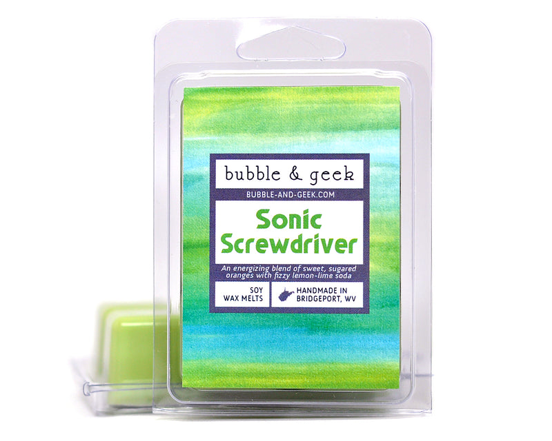 Sonic Screwdriver  Scented Soy Wax Melts