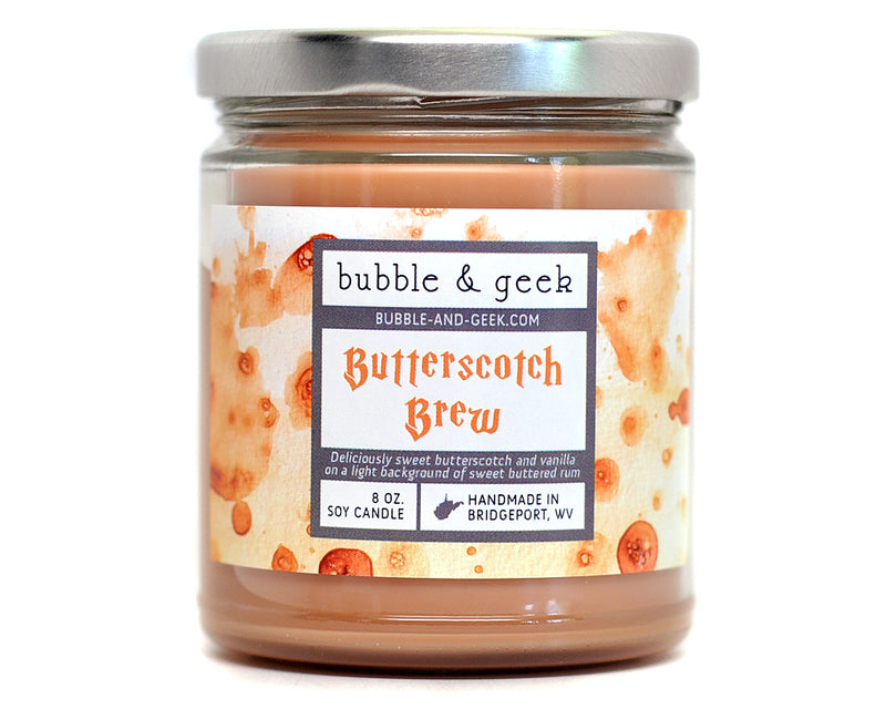 Butterscotch Brew Scented Soy Candle Jar