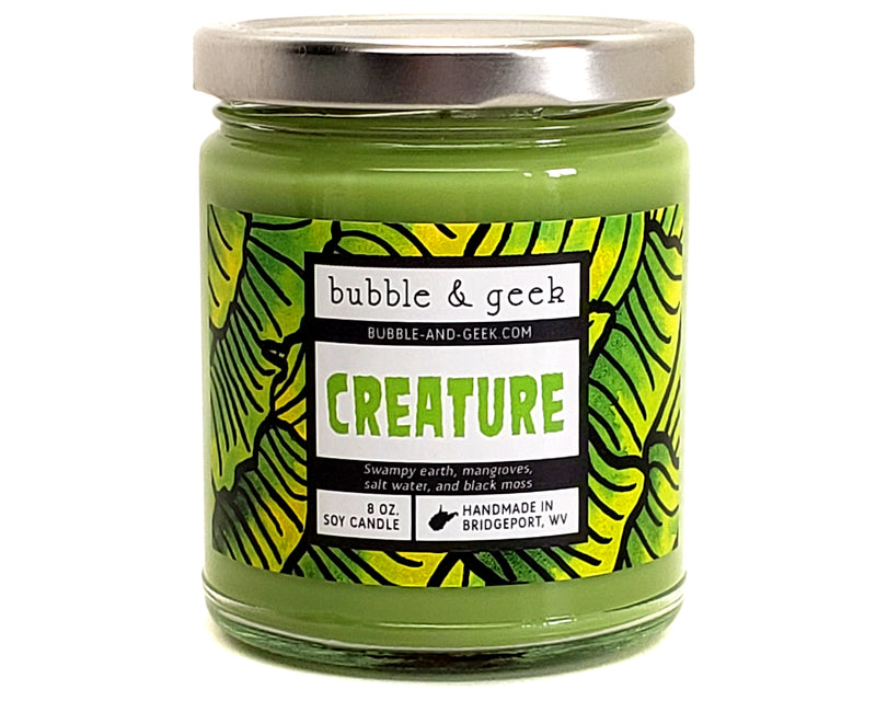 Creature Scented Soy Candle Jar