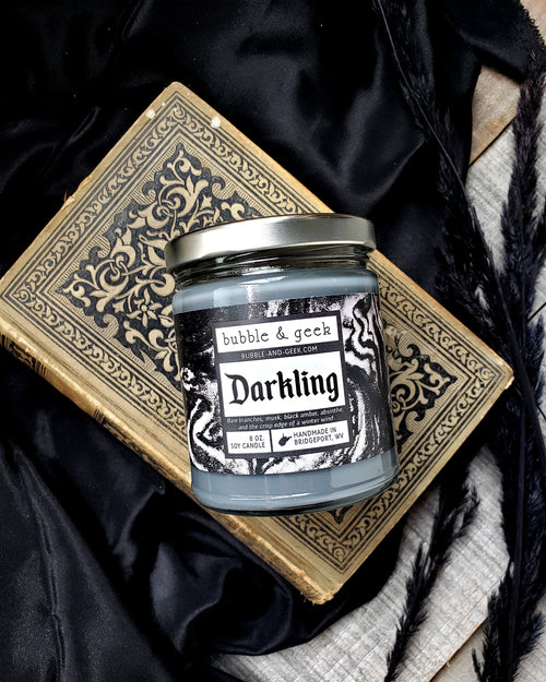 Darkling Scented Soy Candle Jar