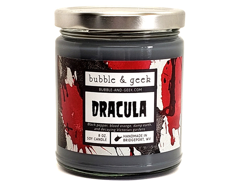 Dracula Scented Soy Candle Jar