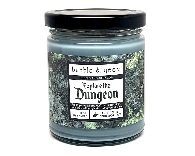 Explore the Dungeon Scented Soy Candle Jar