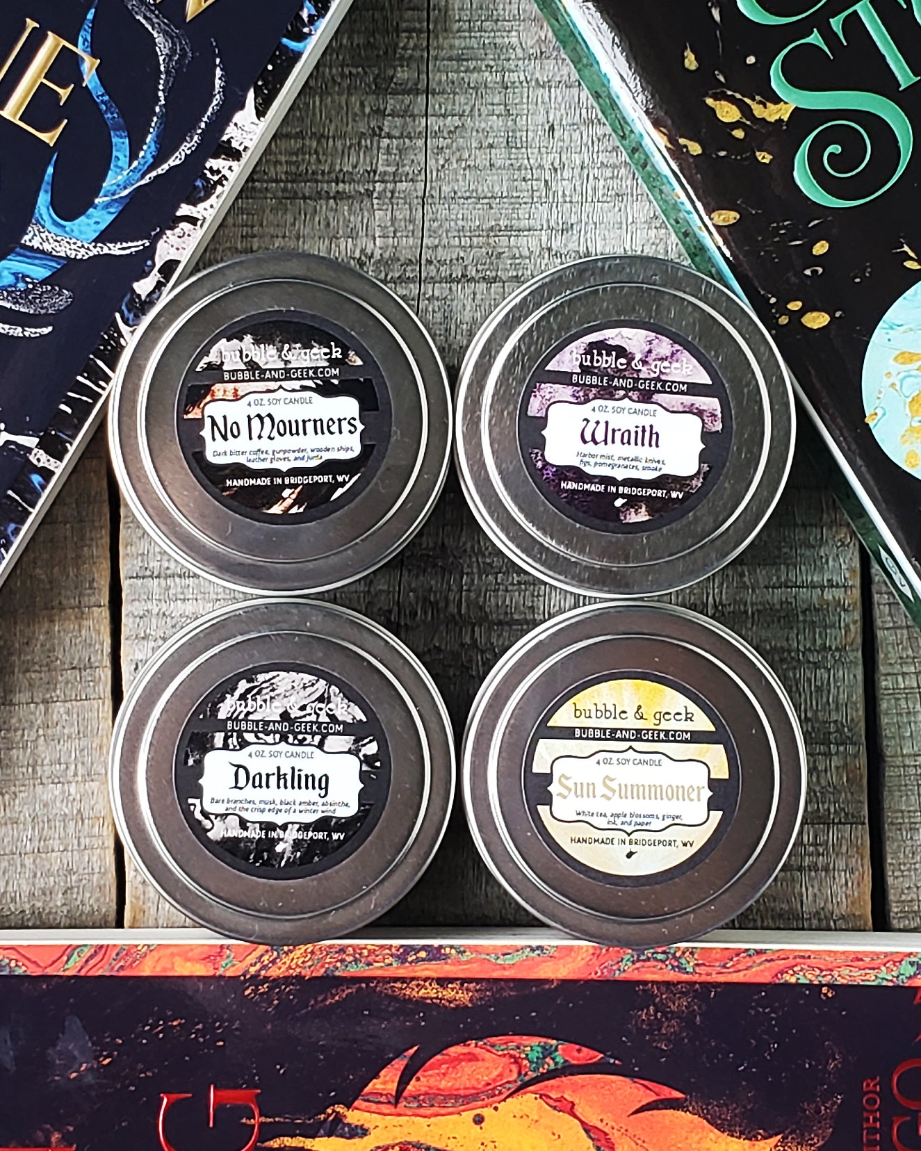 Crows Candle Tin Gift Set – Bubble and Geek