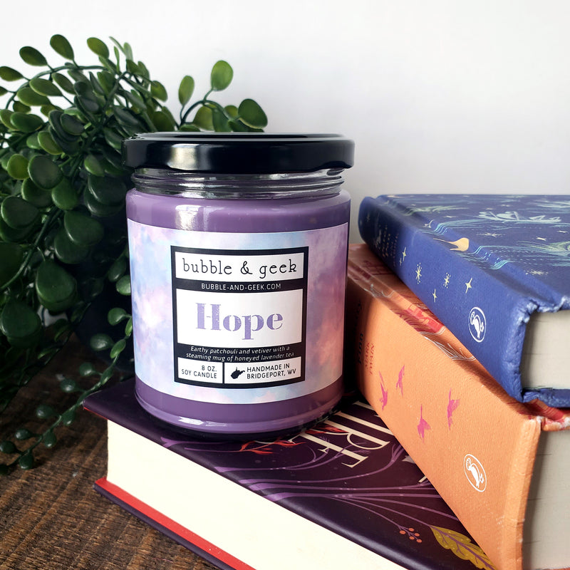 Hope Scented Soy Candle – Bubble and Geek