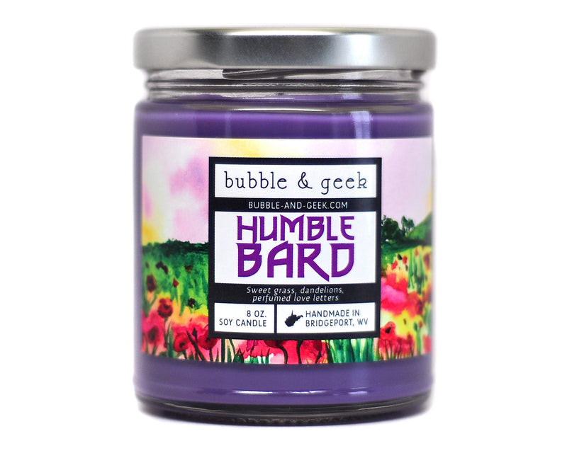 Humble Bard Scented Soy Candle Jar
