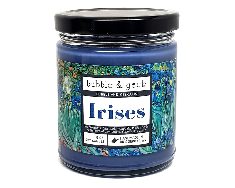 Irises Scented Soy Candle