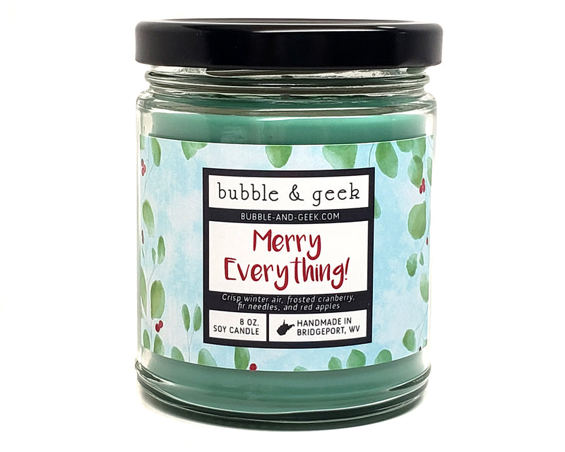 Merry Everything Scented Soy Candle Jar