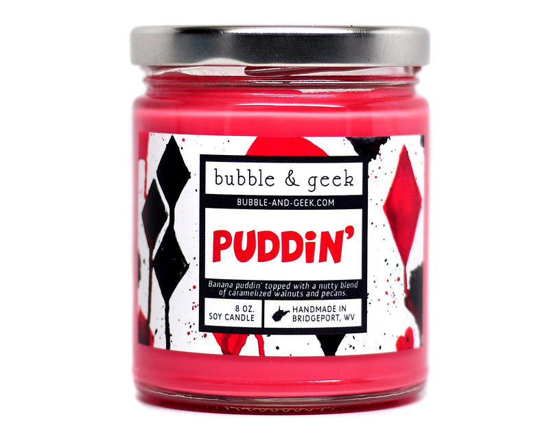 Puddin' Scented Soy Candle Jar