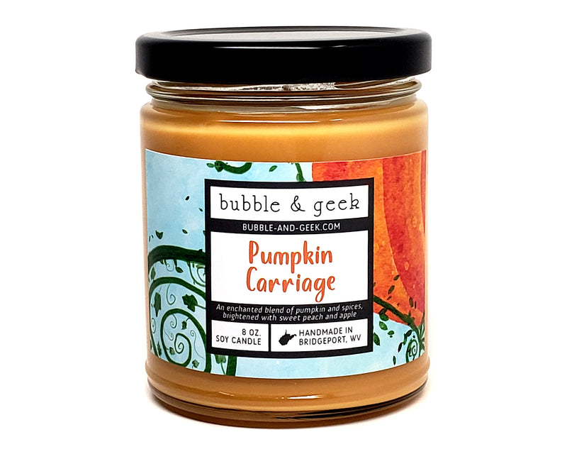 Pumpkin Carriage Scented Soy Candle