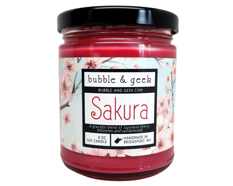 Sakura Scented Soy Candle