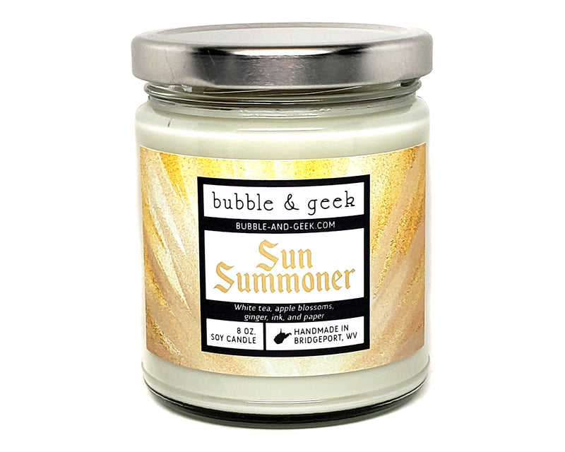 Sun Summoner Scented Soy Candle Jar – Bubble and Geek