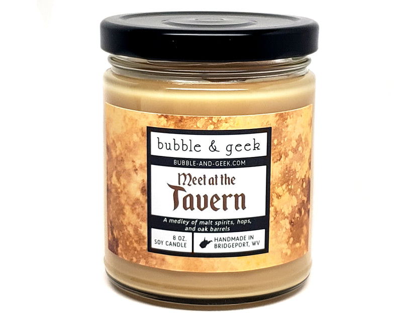 Meet at the Tavern Scented Soy Candle Jar