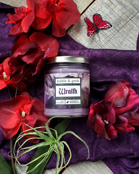 Wraith Scented Soy Candle Jar – Bubble and Geek